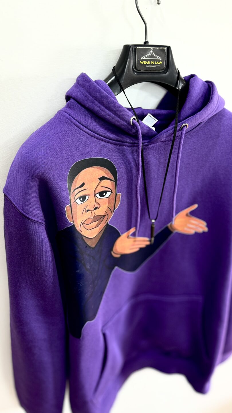 Khaby lame graphic pullover hoodie - Image 2