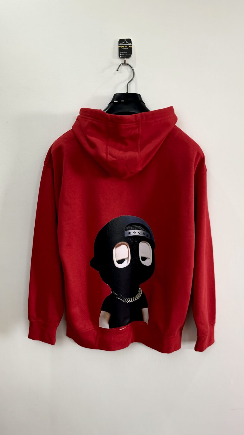 Robber graphic pullover hoodie