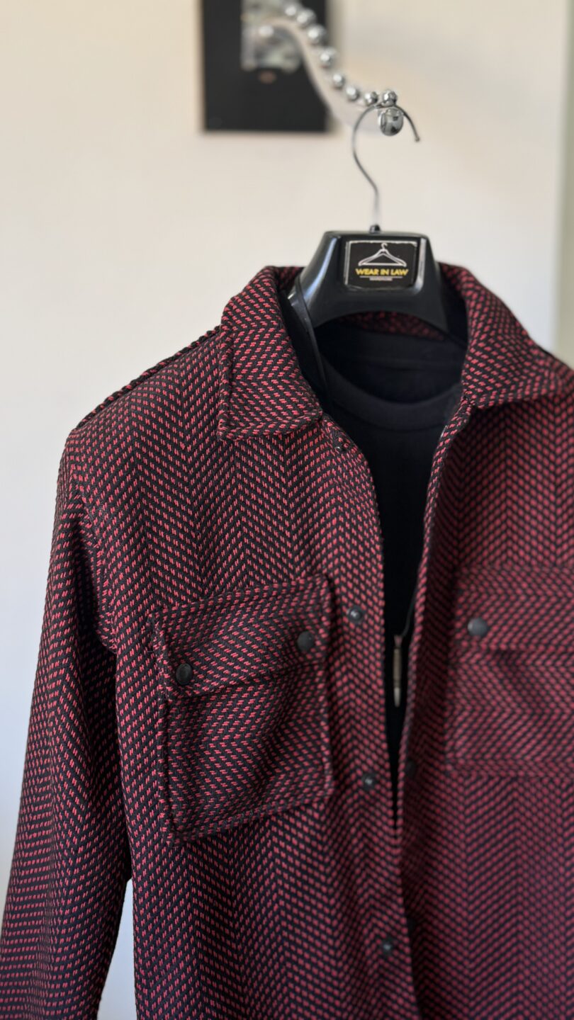 Turkish dotted red vool jacket - Image 2