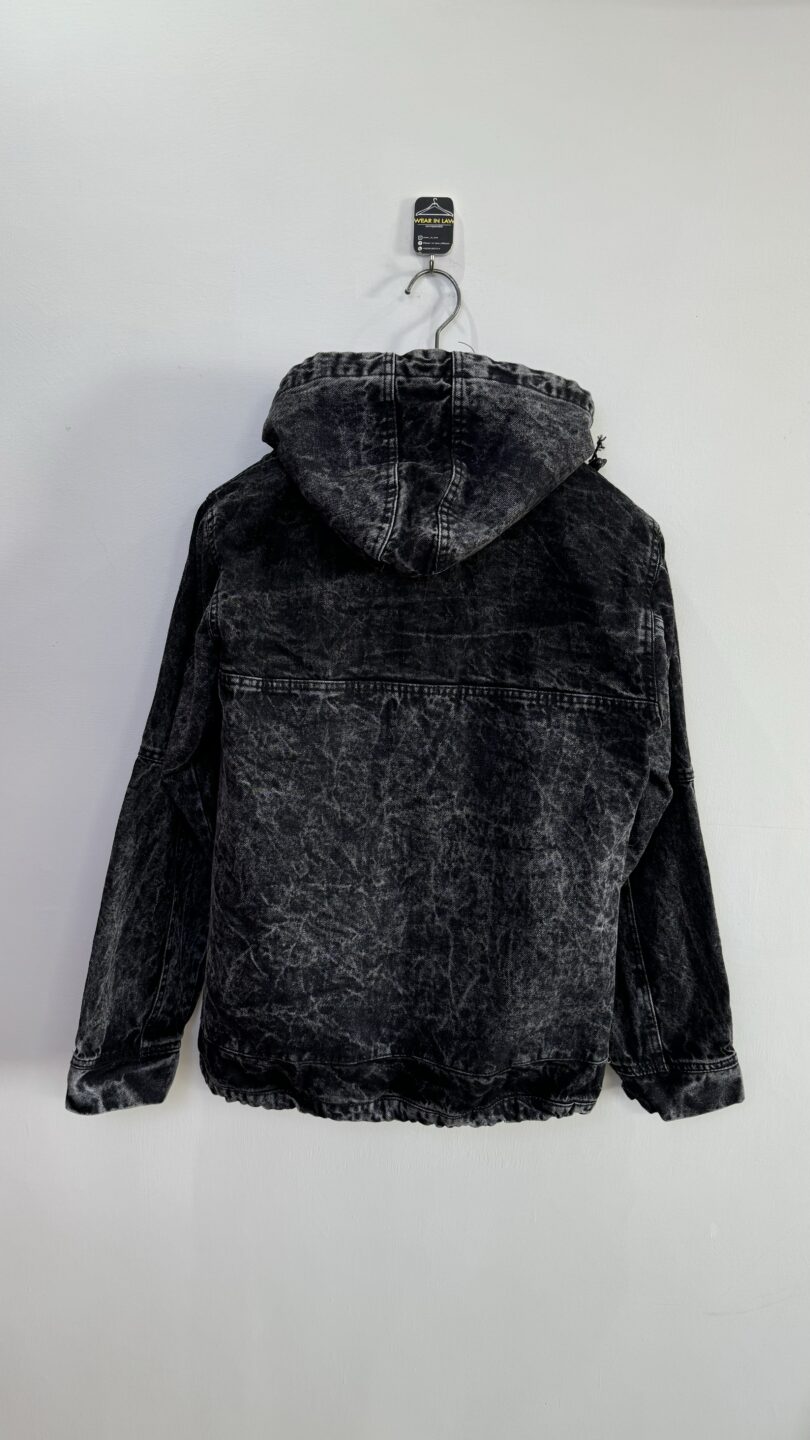 Mens korean fit hood denim jacket - Image 3