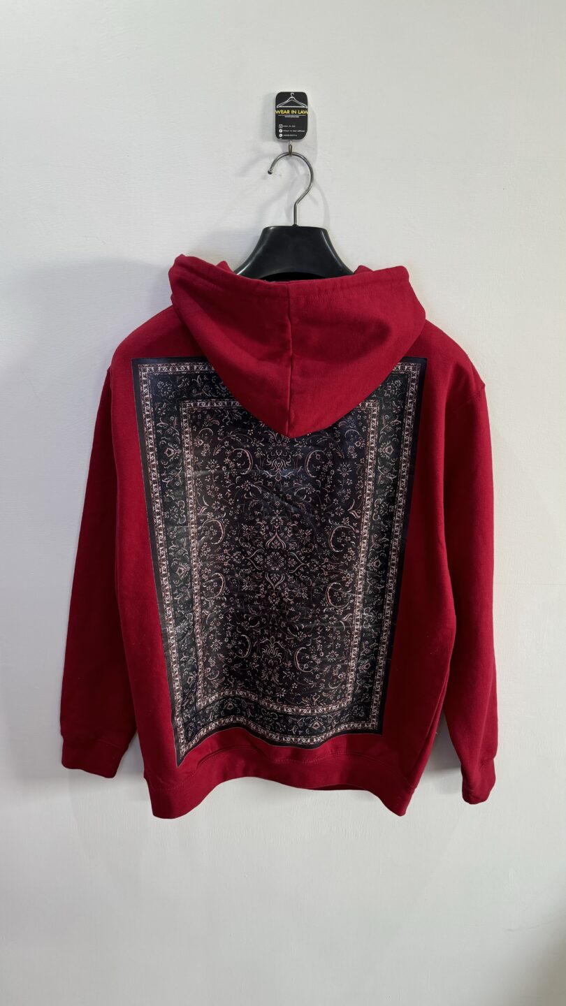 Cocoa Dream Red graphic hoodie