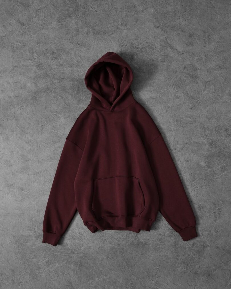 Plain premium pullover hoodies - Image 2